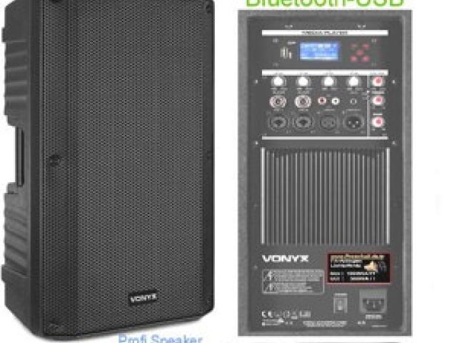 Aktive 1000WATT Box mehrere Lieferbar, PA-DJ-Karaoke, Bluetooth-USB-Fernbedienung - 1